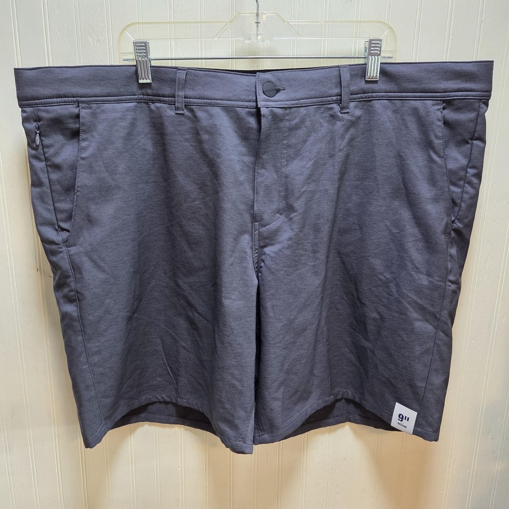 George Shorts Mens 46 Gray Above The Knee Commuter Chino 9 Inseam Travel Casual